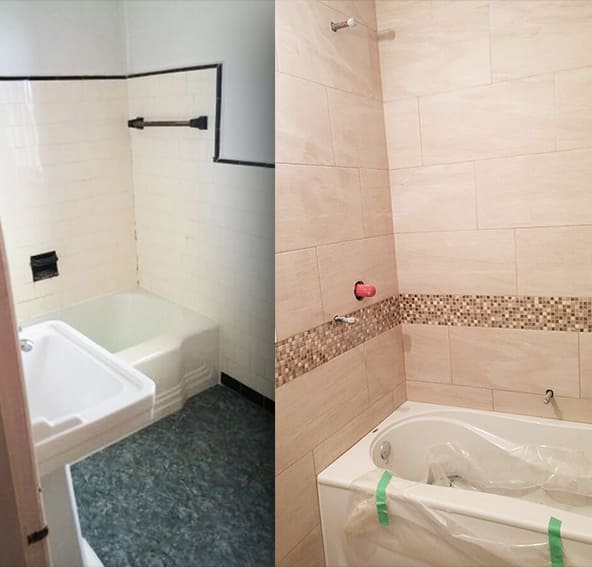 Rénovation salle de bain sous-sol Beloeil